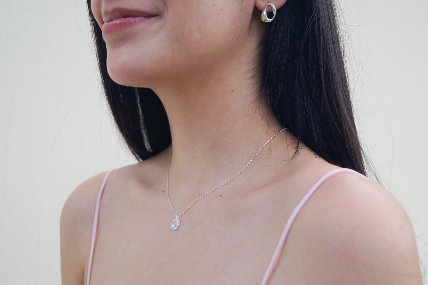 collar plata ley waterproof circulo