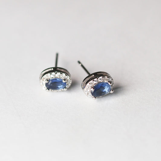 Blue studs