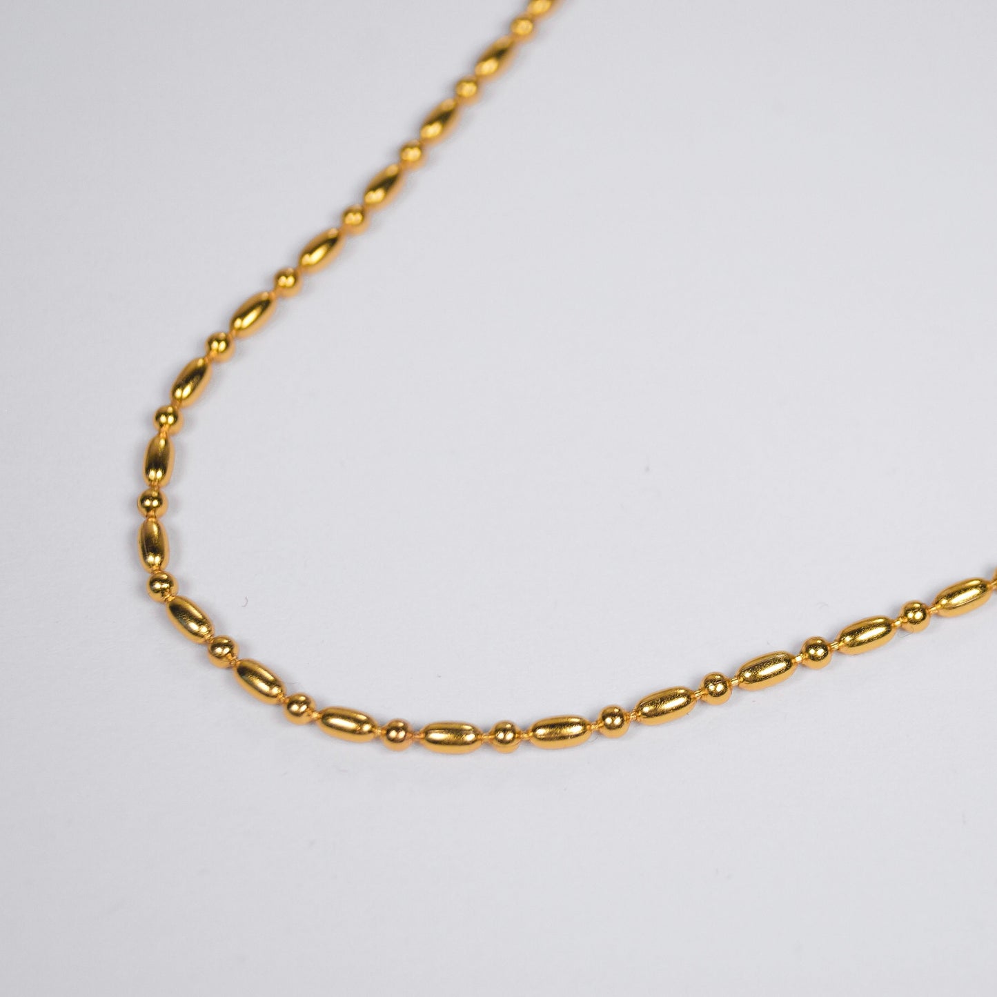 collar frijol dorado plata ley dosce joyeria