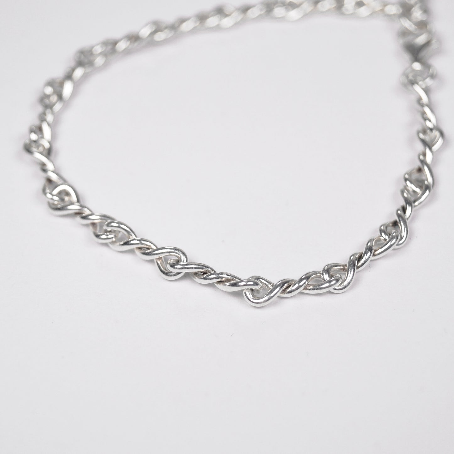 pulsera nudos con broche plata ley dosce joyeria