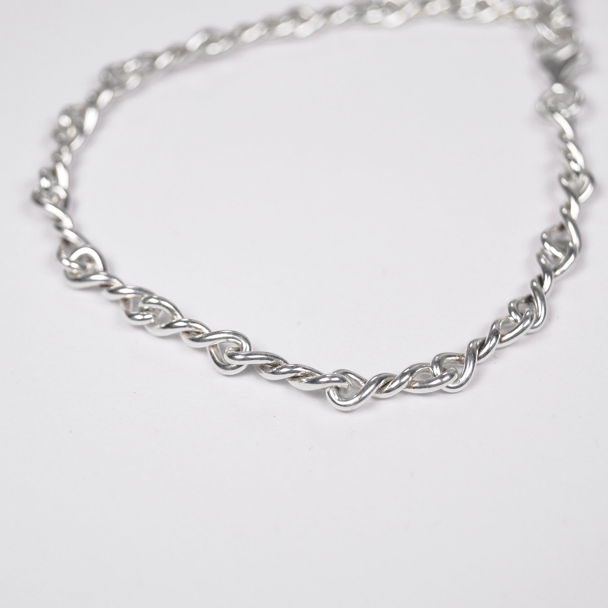 pulsera nudos con broche plata ley dosce joyeria